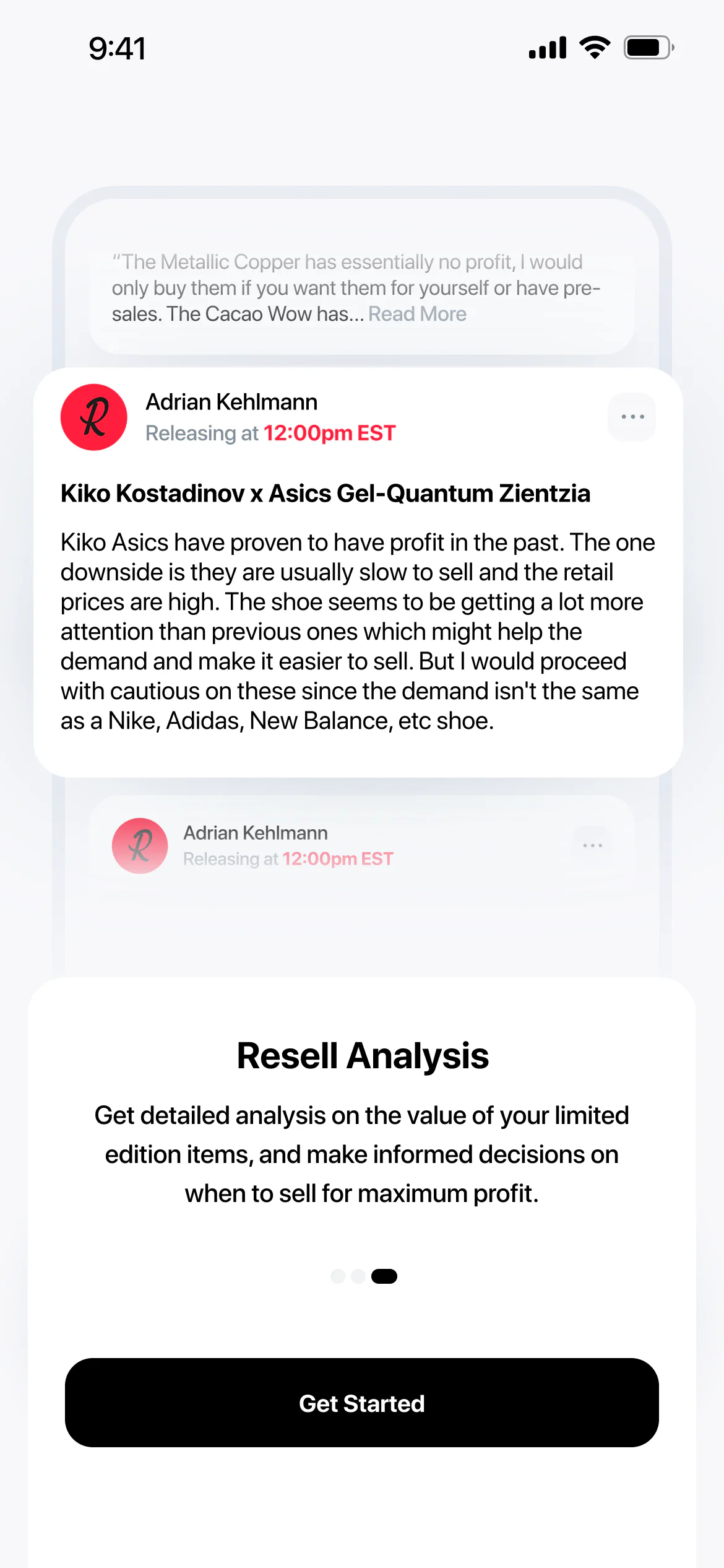 Onboarding, Resell Analysis: a written analysis of the Kiko Kostadinov x Asics Gel-Quantum Zientzia